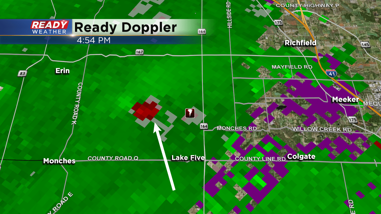 Wisconsin's first possible tornado of the season